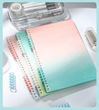 New 6 Holes Hole Puncher A4 A5 B5 Loose Leaf Paper Hole Punch Standard Hole Punch DIY Office Binding Tool Office School Supplies