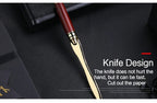 1pc exquisite mahogany letter opener, wooden letter opener for opening envelope, office gift gift letter cutting knife