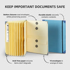 In Case I Go Missing Binder Folio Document Organizer Expanding File Folder Pockets Accordion Document Organizer Pocket Organ