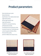 6/9/ 12/ 16 Chinese Painting Brush Beginner Calligraphy Drawing Bamboo Pen Curtain Felt Rice Paper Set Landscape Drawing Writing