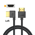 8K HDMI-compatible Cable 2.1 High Speed 48Gbps 8K@60Hz 4K@240Hz HDCP HDR 90 Degree Bend HD Cord  for PS5 PC Gaming Monitor HDTV