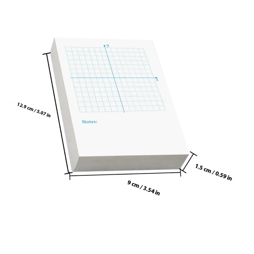 4 Books Number Practice Notebooks Dual Use for Math Exercises Graph Sheet Drawing Papers Xy Coordinate Notepad Math