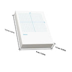 4 Books Number Practice Notebooks Dual Use for Math Exercises Graph Sheet Drawing Papers Xy Coordinate Notepad Math