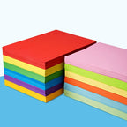 50pcs/100pcs Color A4 Paper 10 Color Copy Paper Printing Paper Color Hand Folding Paper