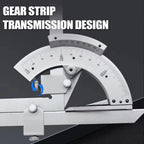 Universal Bevel Protractor 0-320° Precision Angle Finder Stainless Steel Vernier Scale for Woodworking Metalworking Machining