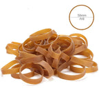 50Pcs 50*8mm Rubber Bands,Strong Elastic Band,Latex Ring Tapes Fasteners for Office School Home Stationery Supplies