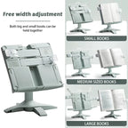 Portable Adjustable Rotatable Reading Bookshelf Multifunctional Document Holder Lifting Landing Book Support for Home