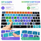 Ableton Live Avid Pro Tools Final Cut Pro X PS Hotkey Functional Keyboard Cover US Layout for Magic Keyboard A1644 MLA22B/A