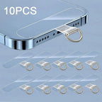 10/5/1Pcs Universal Tpu Mobile Phone Anti-lost Lanyard Card Gasket Nylon Detachable Phone Hanging PLR Strap Patch Tether Pad