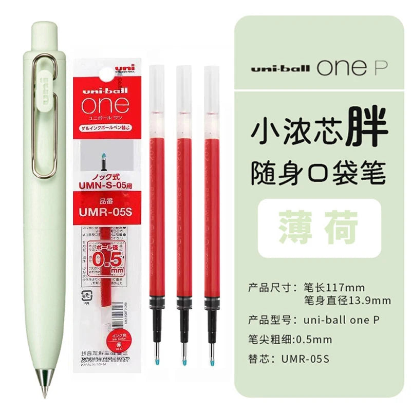 Uni Uniball One P 1pcs Gel Pen Japan Original New Stationery UMN-SP 0.5 Mini Pocket Pen Cute Portable Writing,Record Neutral Pen