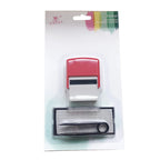 DIY Rubber Stamp Kit Custom Personalized Self Inking Business Address Name Number Letter Handicrafts Printing