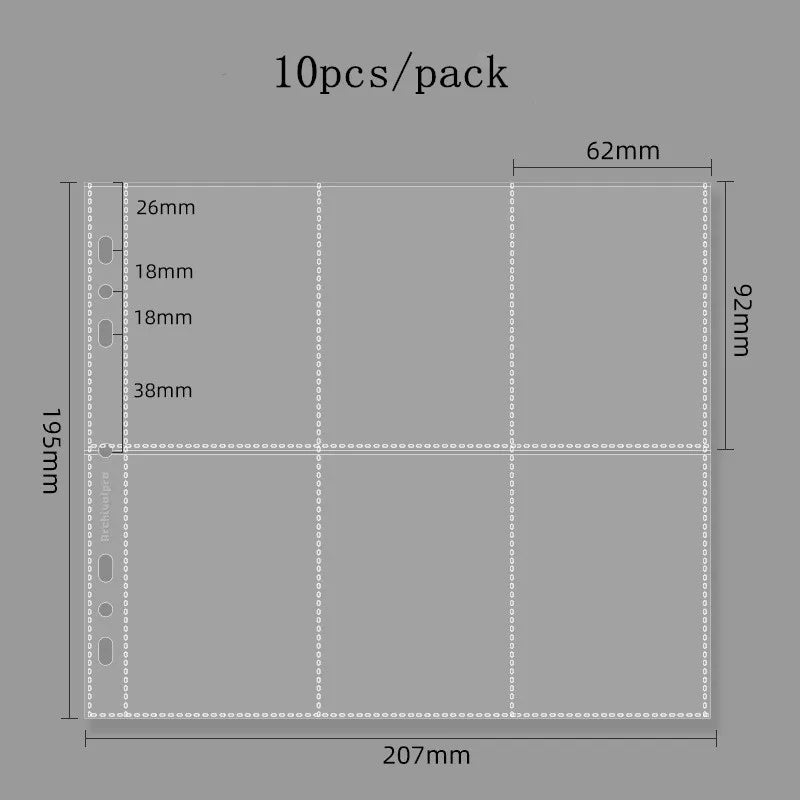 MINKYS Kawaii 5/6/9 Spaces 3 inch Kpop Photo Card Binder Large Capacity Idol Photocard Album Photocards Binder Collect Book