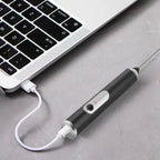1pcs Coffee Milk Frother Blender 3 Speeds Adjustable Handheld Milk Frother Stainless Steel Electric Milk Frother USB Recharge