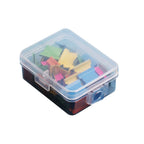 Push Stapler Binder Clips Paper Clamps Desktop Stapler Reusable Creative Stapler and Sraple Pins School Office Binding Supplies