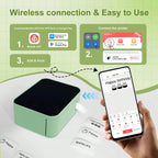 Marklife P15 Label Printer Portable Thermal Printer Inkless Mini Sticker Maker With Adhesive Label Printer As D11/D110/Q30 Print