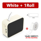 Marklife P15 Mini Portable Label Printer Smart Pocket Printer Thermal Adhesive Sticker Labeling Machine ot 3PK Label Paper NoInk