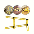 1pcs Flexible 4-Fold Ruler Portable Precision Measuring Tool for Woodworking Construction DIY Gift