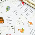 Mr Paper, 90 Inspirational Affirmation Cards Student Stationery Supplies kawaii stationery cardstock paper affirmation cards