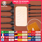 WUTA Basic 1pc Leather Corner Punch Cutter 1/4 Round Punches Arc-Shaped Cutting Dies DIY Strap Belt Wallet Leather Craft Tools