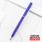 New Metal Ballpoint Pen Rose Gold Pen Custom Logo Advertising Ballpoint Pen  Lettering Engraved Name School&office Supplies