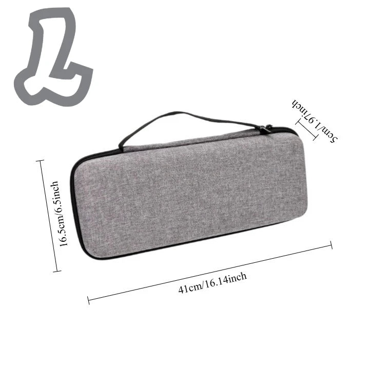 1pc Hard Shell Keyboard Case, EVA Waterproof Bag for 60% 80% 100% Keyboards, Universal Portable Protective Cover