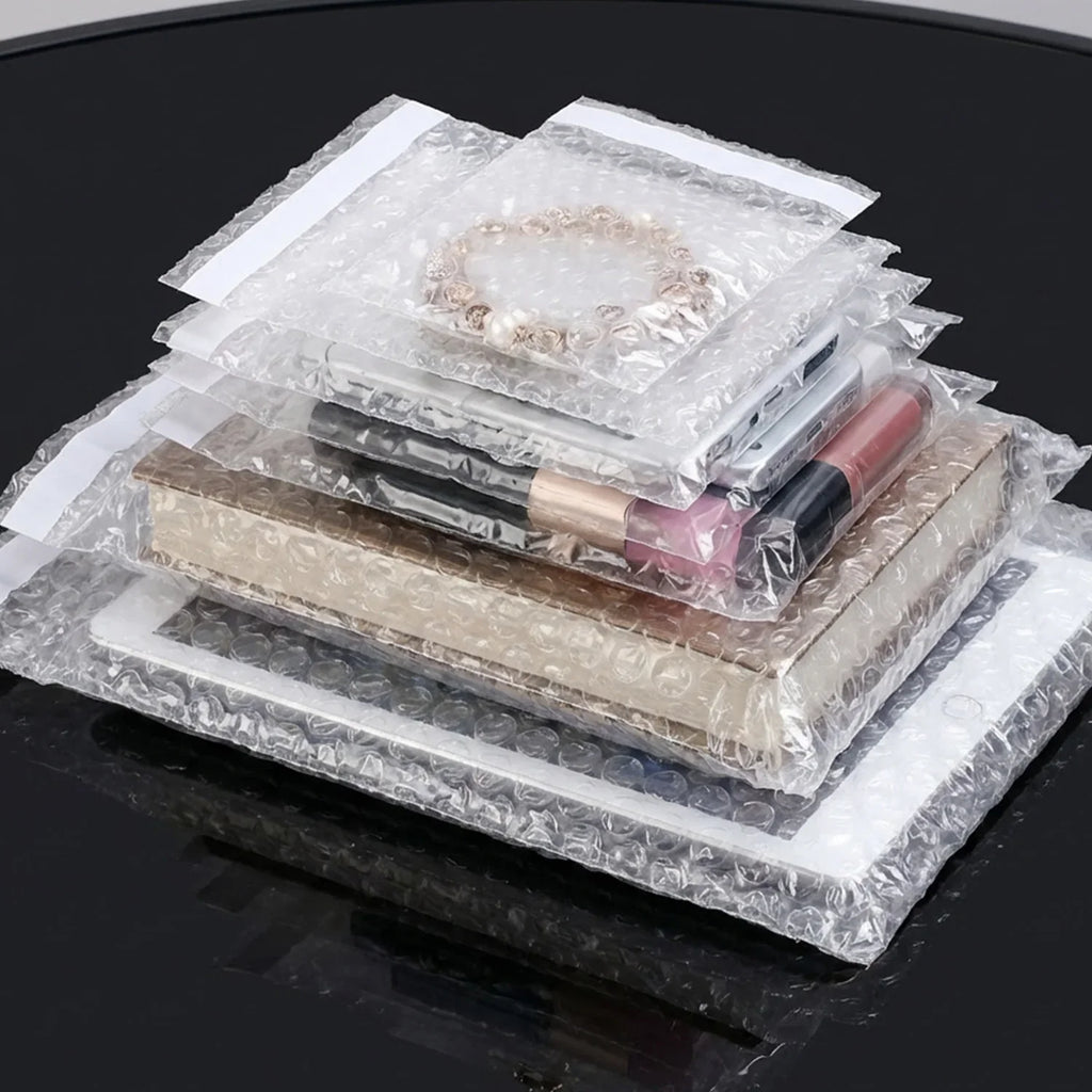 10-50pcs Envelope Shockproof Package White Bubble Bag PE Clear Cushioning Covers Protective Wrap Foam Packing Bags Can Be Sealed