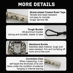 New 3/5/7.5M Metric Tape Measure Stainless Steel Anti-corrosion Retractable Ruler Woodworking Ruler Metric Tape Measuring Tools