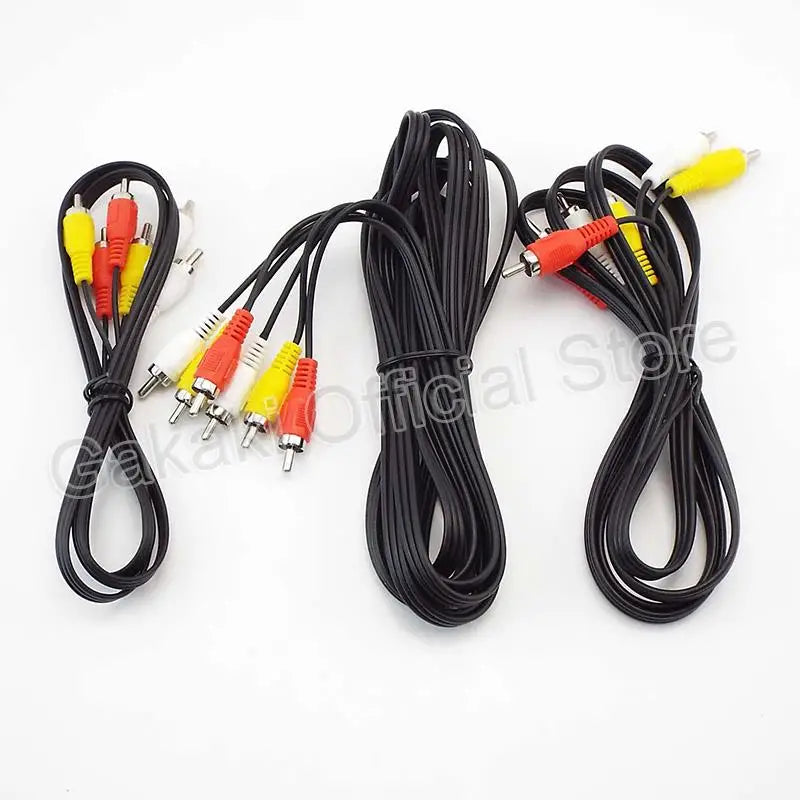 1M/1.5M/3Meter 3 RCA Male to 3 RCA Male Female Connector Composite Audio Video AV Extension Cable Plug Cables