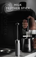 MUVNA 3-Speed Electric Milk Frother,Stainless Steel Handheld Coffee Mixer|Milk Beater&Foamer for Cappuccino/Latte Barista Tool