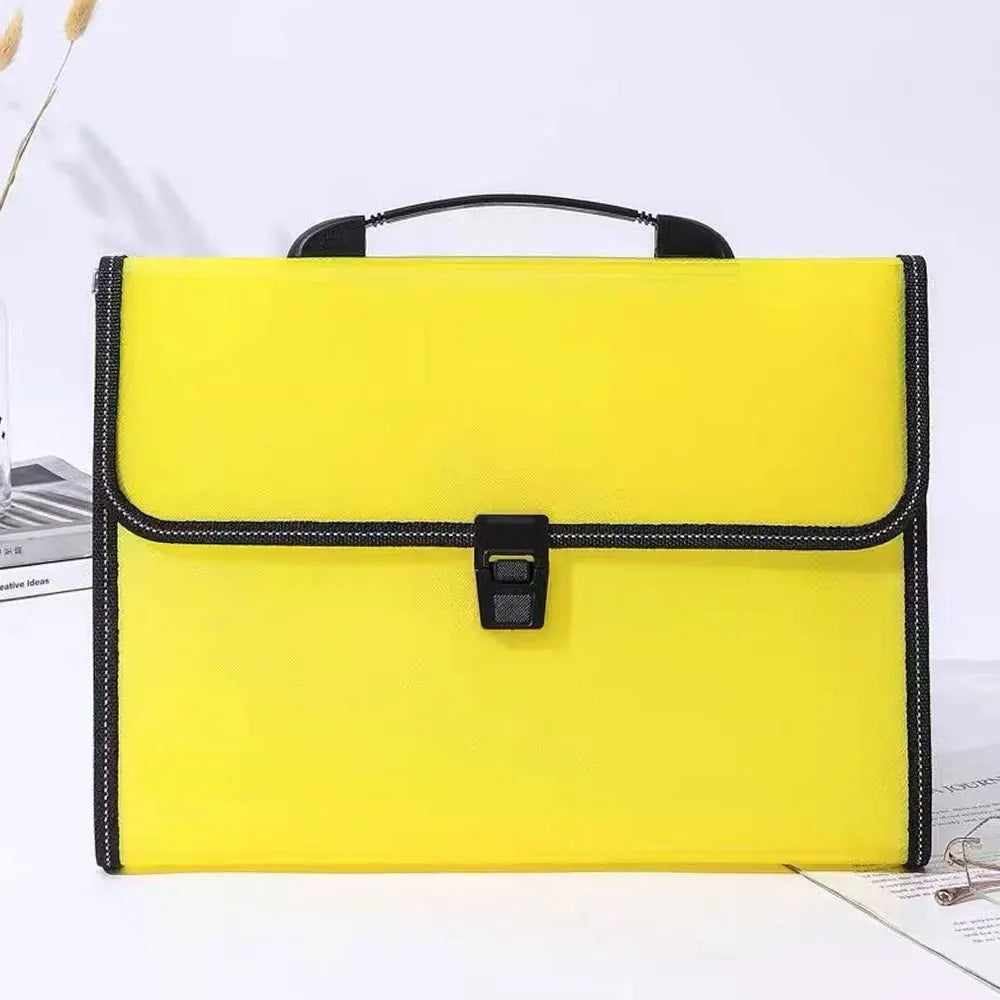 1PC twill portable accordion bag, 13 layers of large-capacity folders, easy to classify and store files.