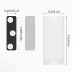 Cross-border hot-selling transparent acrylic magnetic name tag sleeve, reusable work badge, chest tag, magnetic badge