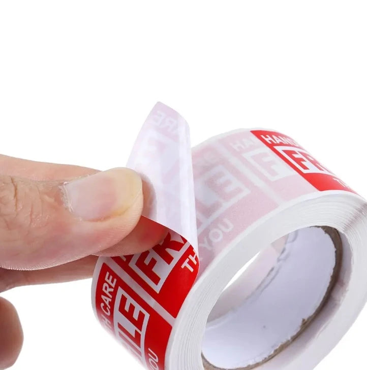 250Pcs/roll  Fragile Warning Sticker Care Shipping Special Tag Useful Shipping Express Label Handle With Care Keep