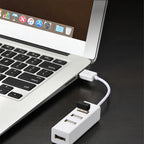 Multi USB 2.0 Hub USB Splitter Power Adapter 4 Port All In One High Speed Hub for PC Windows Computer Accessories