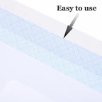 50Pcs Peel and Seal Security Envelopes with Left Window for Checks Receipts Cash Budgeting Resume Documents