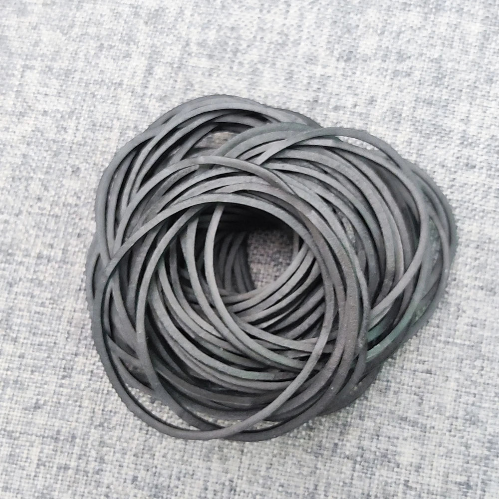 400 Pcs Black Rubber Bands Stretchable Band Sturdy Rubber 40mm Strong Elastic Band Office Stationery Packing Supplies