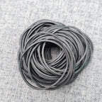 400 Pcs Black Rubber Bands Stretchable Band Sturdy Rubber 40mm Strong Elastic Band Office Stationery Packing Supplies
