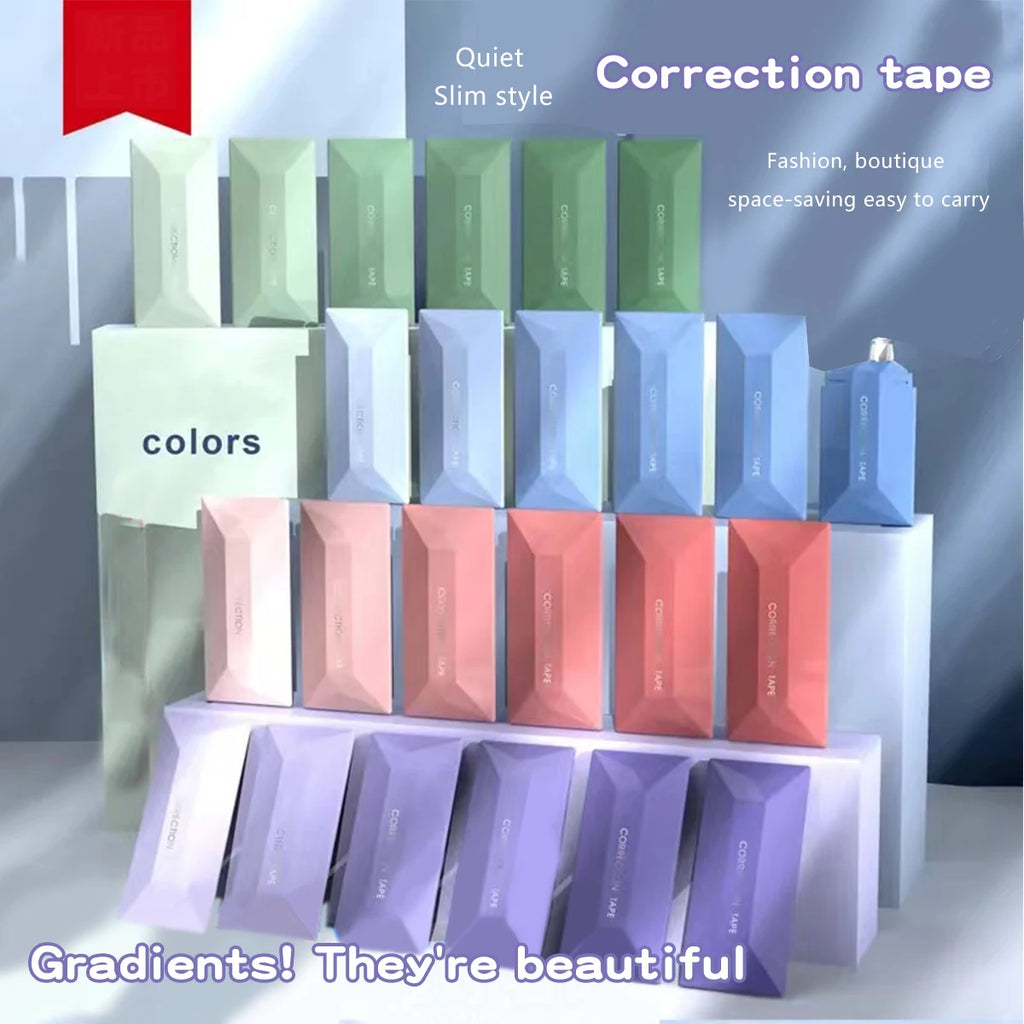 Tapes Supplies Correction Tools Kids 6Pcs School Tape Tipex Study White-out Writing Whiteout Portable Stuff Students
