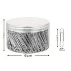 300pcs Silver Paper Clips, 28mm Office Binding Paper Clips, Suitable for Office File Storage, School, Home.