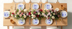 Disposable Blue Flower Porcelain Printed Napkins Birthday Wedding Tea Party Restaurant Party Decoration Tissue
