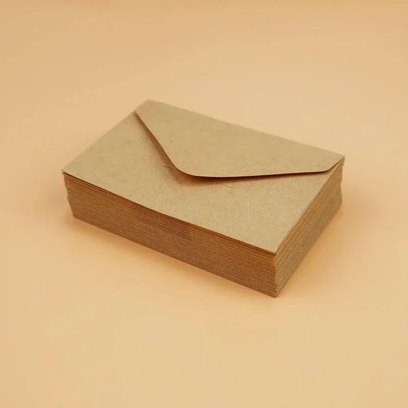 10/20/40/80PCS Gift Envelope Blank Mini Paper Window Envelopes Wedding Invitation Envelope Envelopes for Letters  Mailers