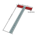 T Ruler T Shape Marking Right Angle Ruler Tool Right-Angle Positioning Square For Woodworking Carpentry Industry Construction