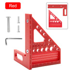 ABS Multi-Angle Measuring Mini Ruler, 45/90 Degree Woodworking Square Protractor, Miter Triangle Ruler Layout Measuring Tool