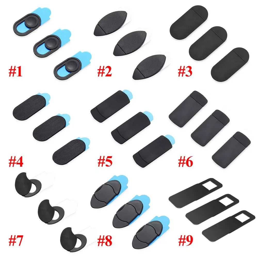 Plastic Shield Slider Privacy Security Camera Sticker Webcam Cover Camera Cover For Laptop  for Phone Tablet Computer iPad