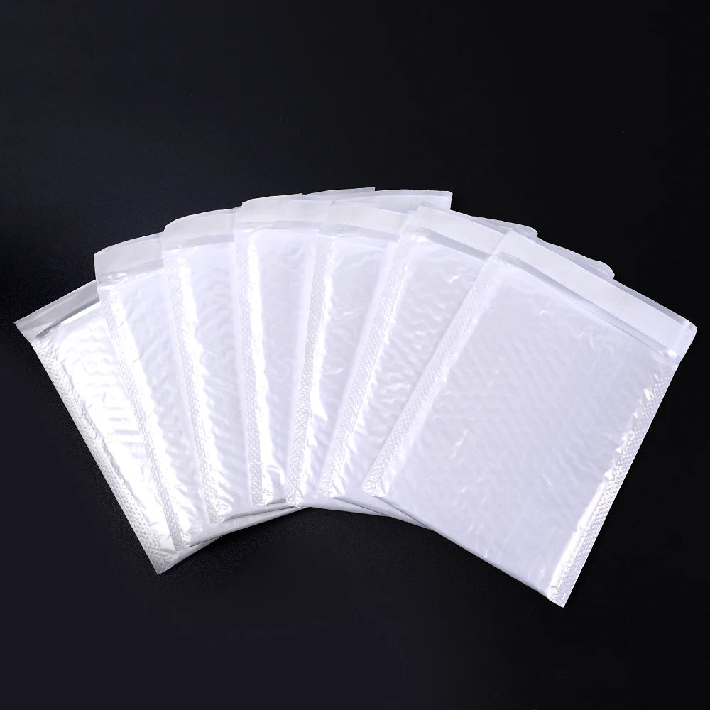 20/10Pcs Shipping Bags White Foam Envelope Bubble Mailers Wholesale with Different Specifications Send Packaging Soft Envelope