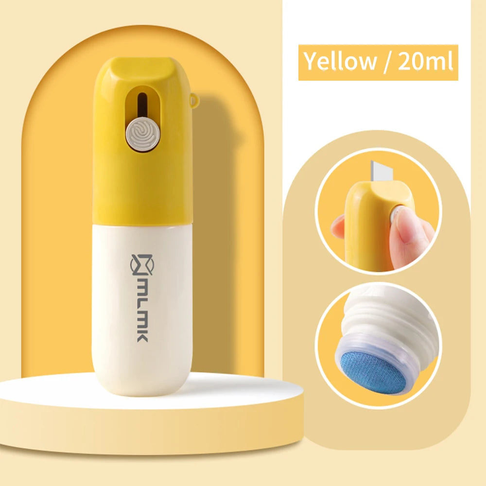2 In 1 Thermal Paper Correction Fluid with Unboxing Knife Durable Thermal Paper Data Identity Protection Fluid Eraser Box Opener