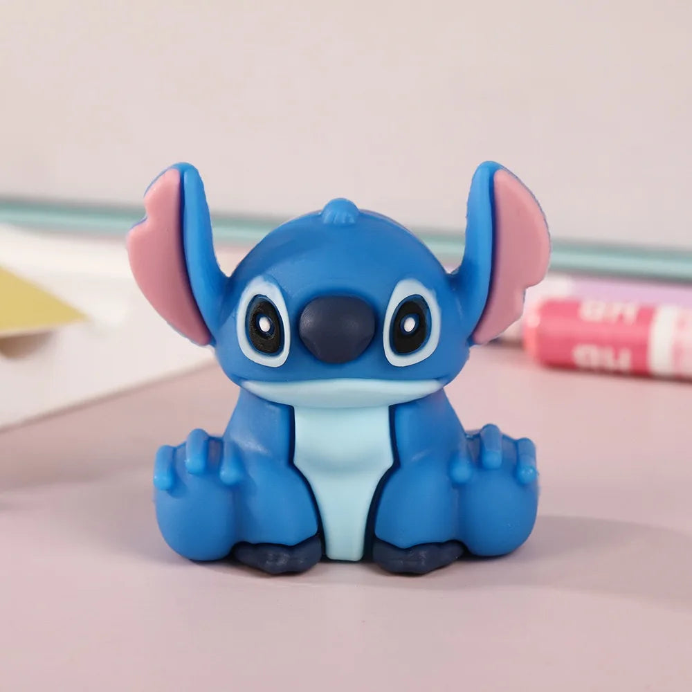 ** Cartoon Silicone Stitch Shape Pencil Sharpener Students Cute Cartoon Pencil Sharpener Pencil Sharpener Children's Stationery
