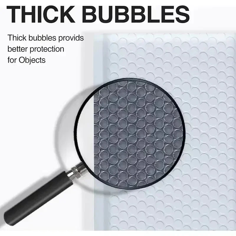 60/10pcs White Bubble Envelopes Bags Thick Waterproof Packaging Bag Mailers Self Sealing Shipping Bag Storage Organizer Supplies