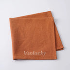 Cloth Napkin 40x40cm Washed Cotton Plain Washed Cotton Soft Rustic Table Napkin for Wedding Christmas Party Daily Family Meals