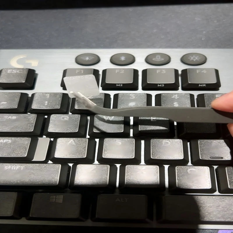 Matte Transparent Semi-Translucent, Suitable for Logitech G813, G913, G915X TKL Keyboard Stickers, Key Film, Anti-Oil