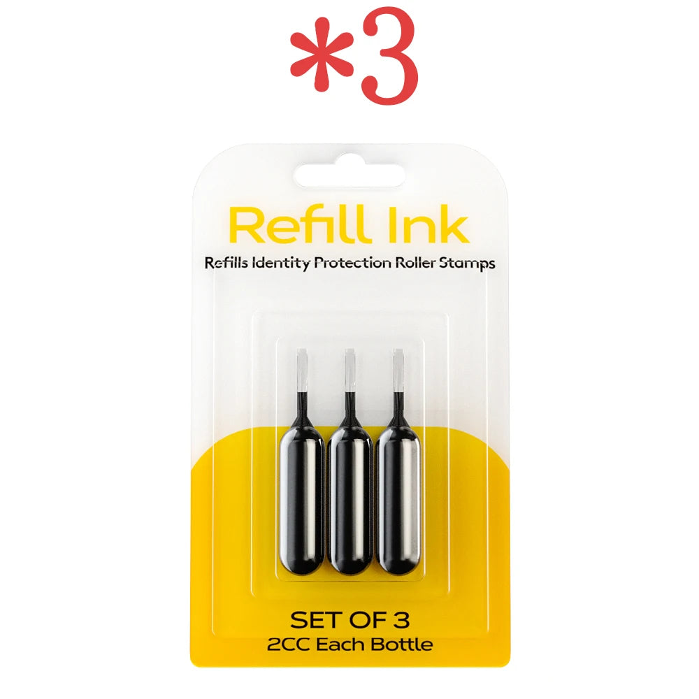 Wide roller seal identity theft seal replenisher is very suitable for privacy protection seal ink security seal replenisher